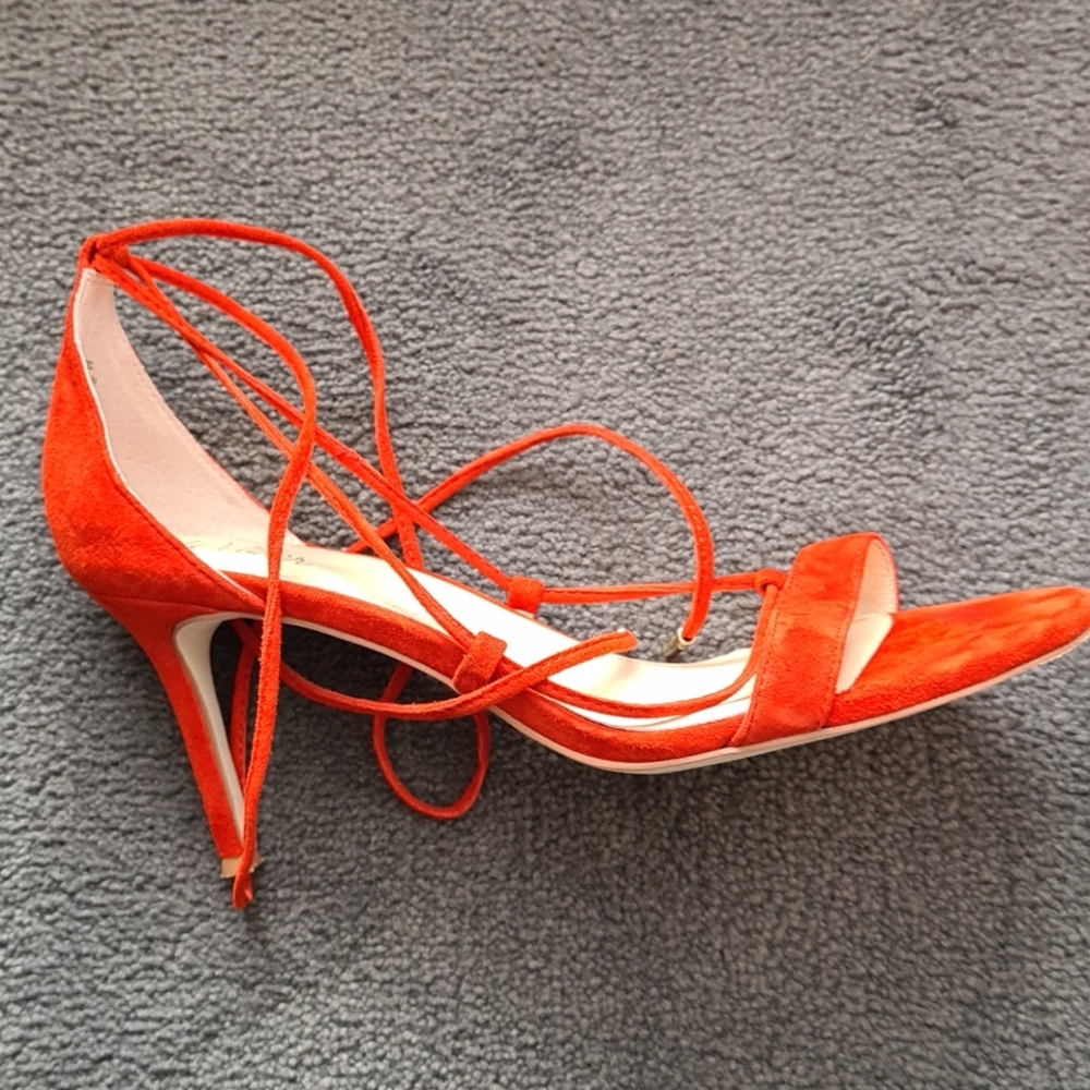 TANGERINE IRIANA WITTNER heels sz 39 (8.5) - Picture 2 of 6